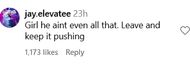 A user criticizes Zacc (Image via @jay.elevatee on Instagram)